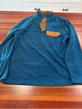 Zyia Blue Fleece Pullover